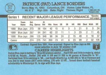 Pat Borders  baseball card collectible - Main Image 2