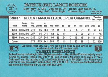 Pat Borders  baseball card collectible - Main Image 2