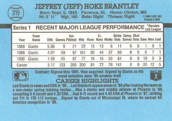 Jeff Brantley  baseball card collectible - Main Image 2