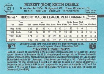 Rob Dibble  baseball card collectible - Main Image 2