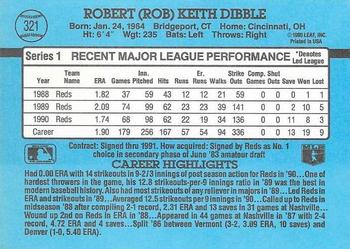 Rob Dibble  baseball card collectible - Main Image 2