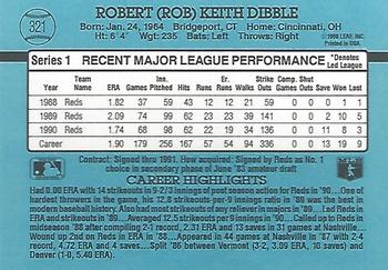 Rob Dibble  baseball card collectible - Main Image 2