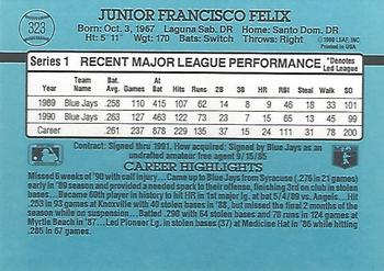 Junior Felix  baseball card collectible - Main Image 2