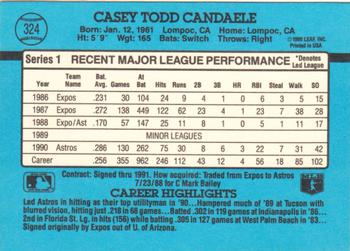 Casey Candaele  baseball card collectible - Main Image 2