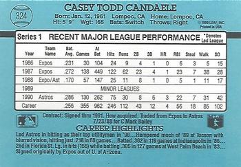 Casey Candaele  baseball card collectible - Main Image 2