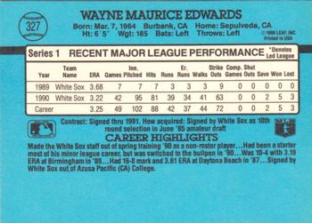 Wayne Edwards  baseball card collectible - Main Image 2