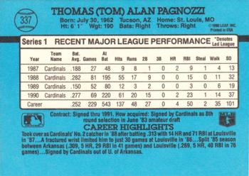 Tom Pagnozzi  baseball card collectible - Main Image 2