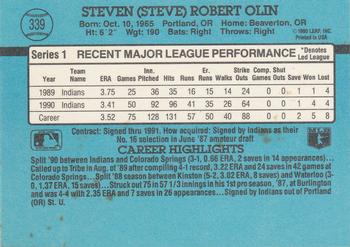 Steve Olin  baseball card collectible - Main Image 2