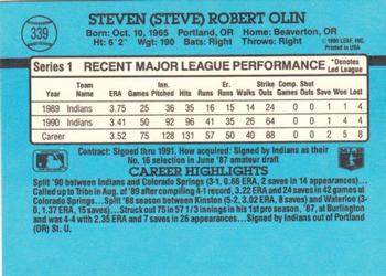 Steve Olin  baseball card collectible - Main Image 2
