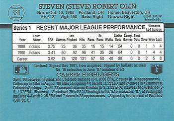 Steve Olin  baseball card collectible - Main Image 2