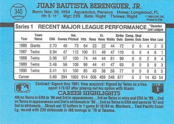 Juan Berenguer  baseball card collectible - Main Image 2