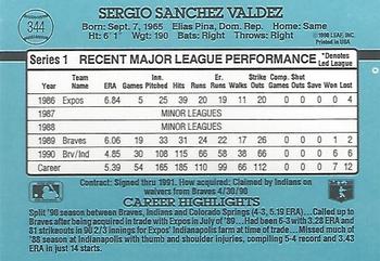 Sergio Valdez  baseball card collectible - Main Image 2