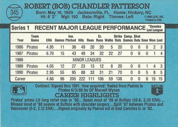 Bob Patterson  baseball card collectible - Main Image 2
