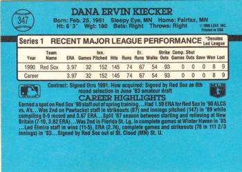 Dana Kiecker  baseball card collectible - Main Image 2