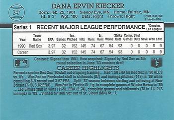 Dana Kiecker  baseball card collectible - Main Image 2