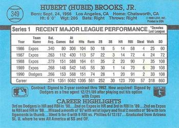 Hubie Brooks  baseball card collectible - Main Image 2
