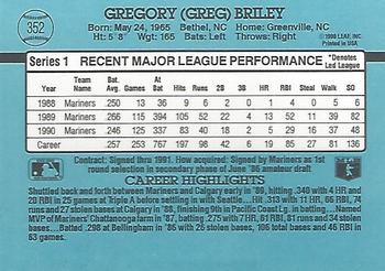 Greg Briley  baseball card collectible - Main Image 2