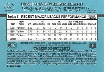 Dave Eiland  baseball card collectible - Main Image 2