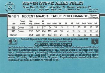 Steve Finley  baseball card collectible - Main Image 2
