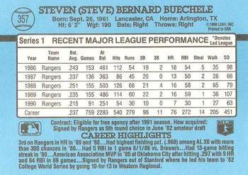 Steve Buechele  baseball card collectible - Main Image 2