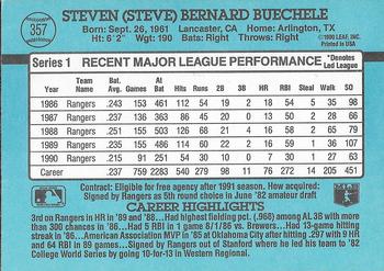 Steve Buechele  baseball card collectible - Main Image 2