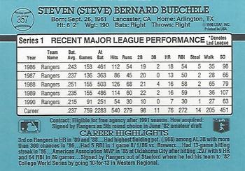 Steve Buechele  baseball card collectible - Main Image 2