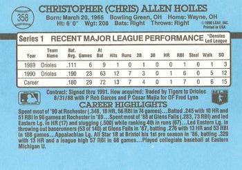 Chris Hoiles  baseball card collectible - Main Image 2