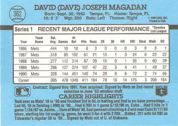 Dave Magadan  baseball card collectible - Main Image 2