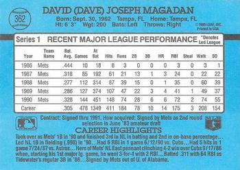 Dave Magadan  baseball card collectible - Main Image 2