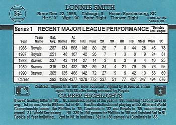 Lonnie Smith  baseball card collectible - Main Image 2