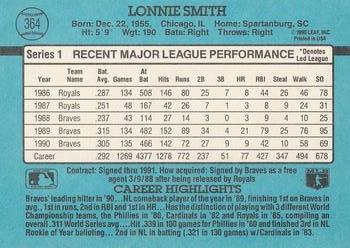 Lonnie Smith  baseball card collectible - Main Image 2