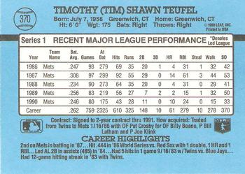 Tim Teufel  baseball card collectible - Main Image 2