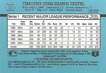 Tim Teufel  baseball card collectible - Main Image 2