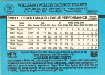 Willie Fraser  baseball card collectible - Main Image 2