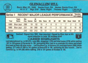 Glenallen Hill  baseball card collectible - Main Image 2