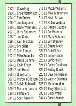 Checklist 256-331  baseball card collectible - Main Image 2