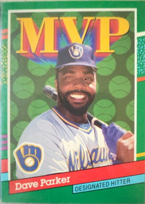 Dave Parker  baseball card collectible - Main Image 3