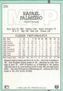 Rafael Palmeiro  baseball card collectible - Main Image 2