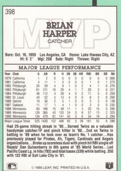 Brian Harper  baseball card collectible - Main Image 2