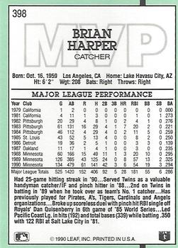 Brian Harper  baseball card collectible - Main Image 2