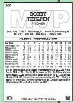 Bobby Thigpen  baseball card collectible - Main Image 2