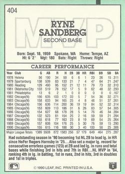 Ryne Sandberg  baseball card collectible - Main Image 2