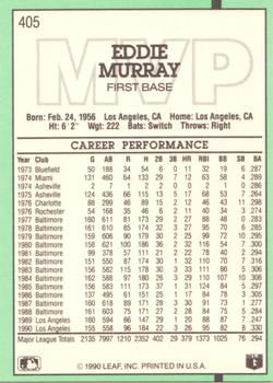Eddie Murray  baseball card collectible - Main Image 2