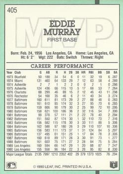 Eddie Murray  baseball card collectible - Main Image 2