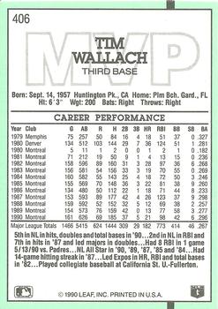 Tim Wallach  baseball card collectible - Main Image 2