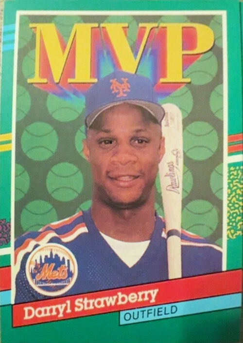 Darryl Strawberry  baseball card collectible - Main Image 3