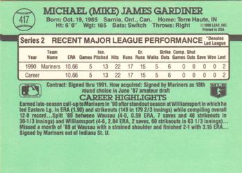 Mike Gardiner  baseball card collectible - Main Image 2