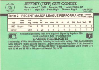 Jeff Conine  baseball card collectible - Main Image 2