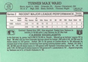 Turner Ward  baseball card collectible - Main Image 2