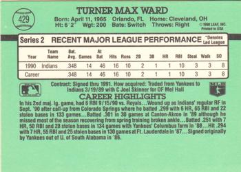 Turner Ward  baseball card collectible - Main Image 2